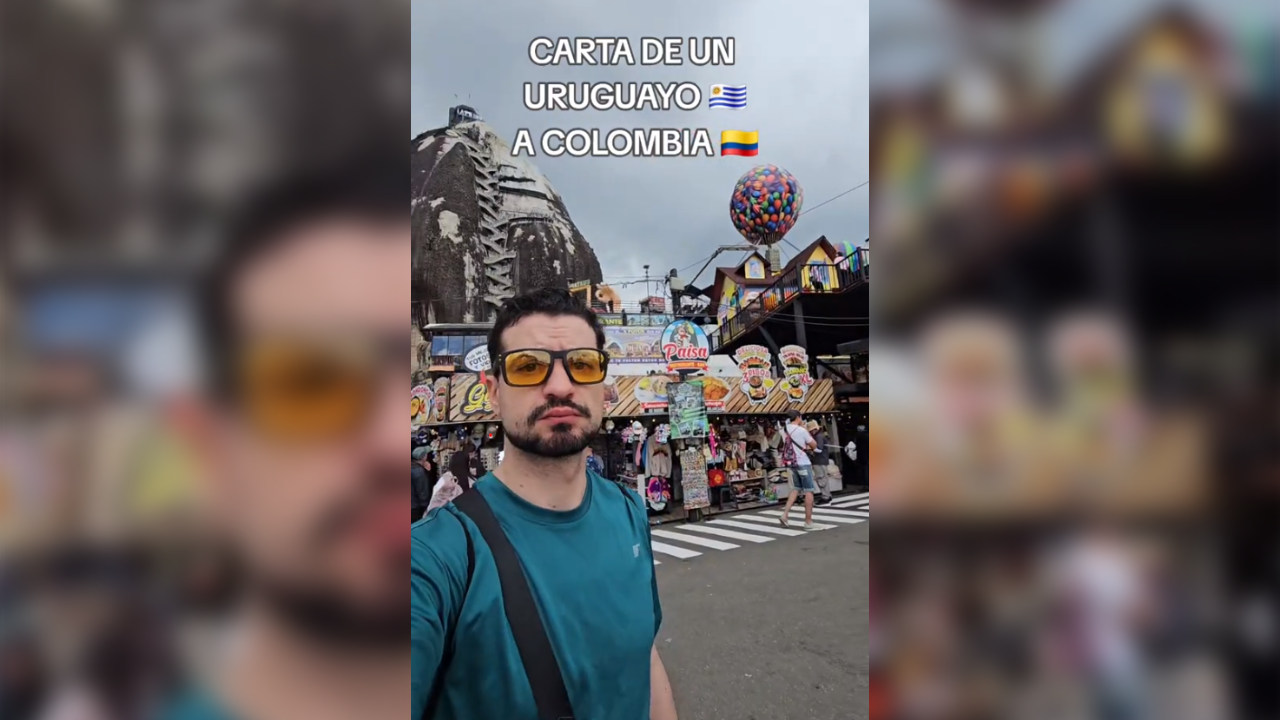 Turista uruguayo se despide de Colombia con una carta que se volvió viral.