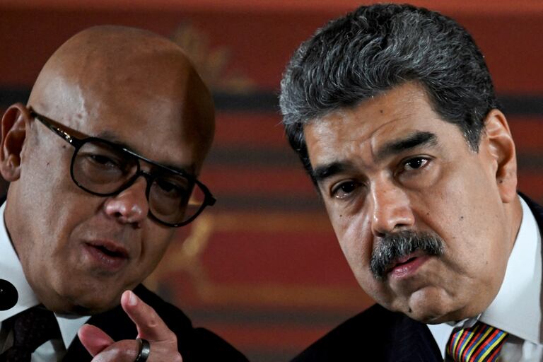 Nicolás Maduro y Jorge Rodríguez