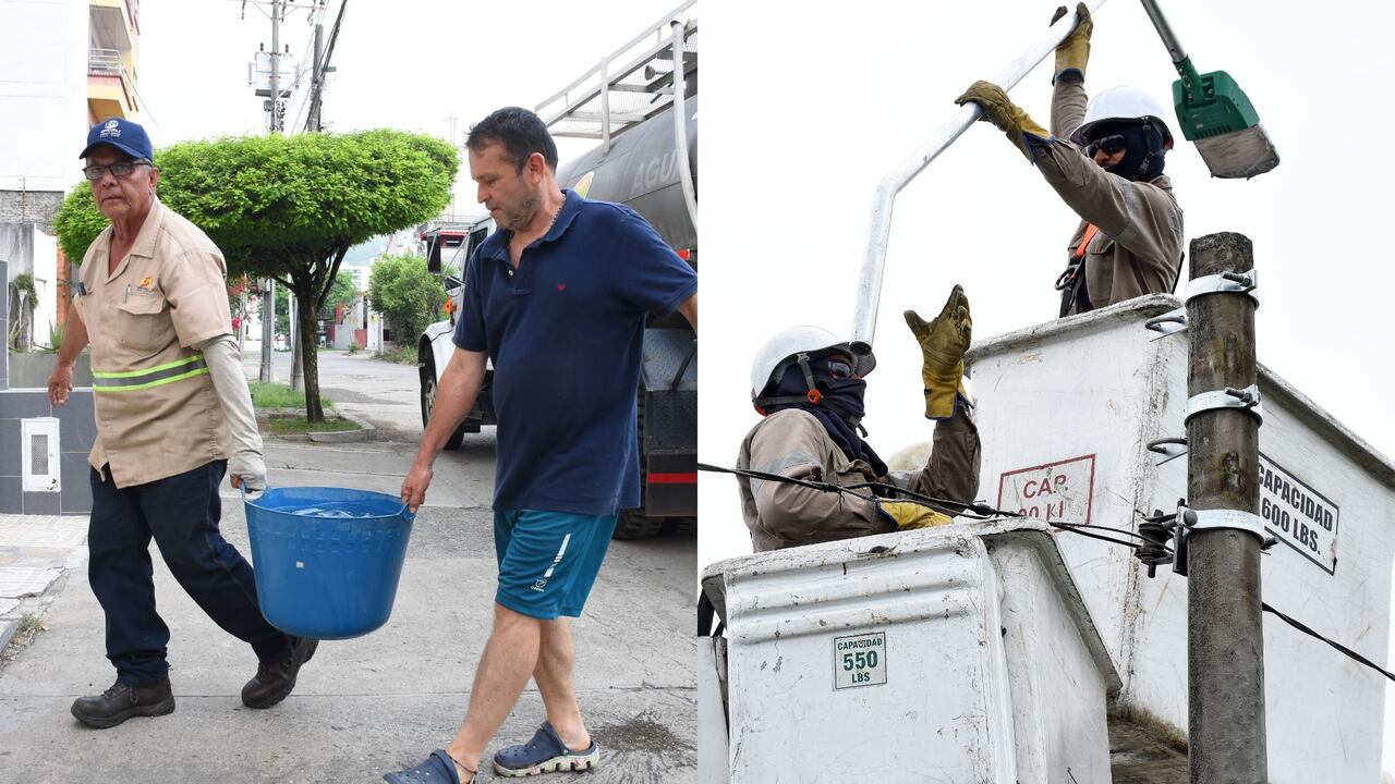 Estos don los barrios en los que habrá cortes de agua y de luz en Cali.