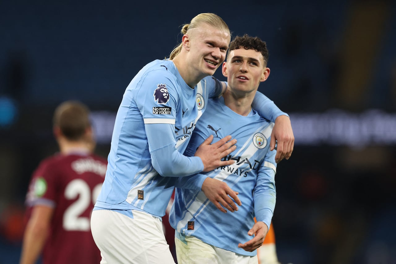 Erling Haaland guía al City hacia la cima de Premier League, a falta de que entre en acción Arsenal