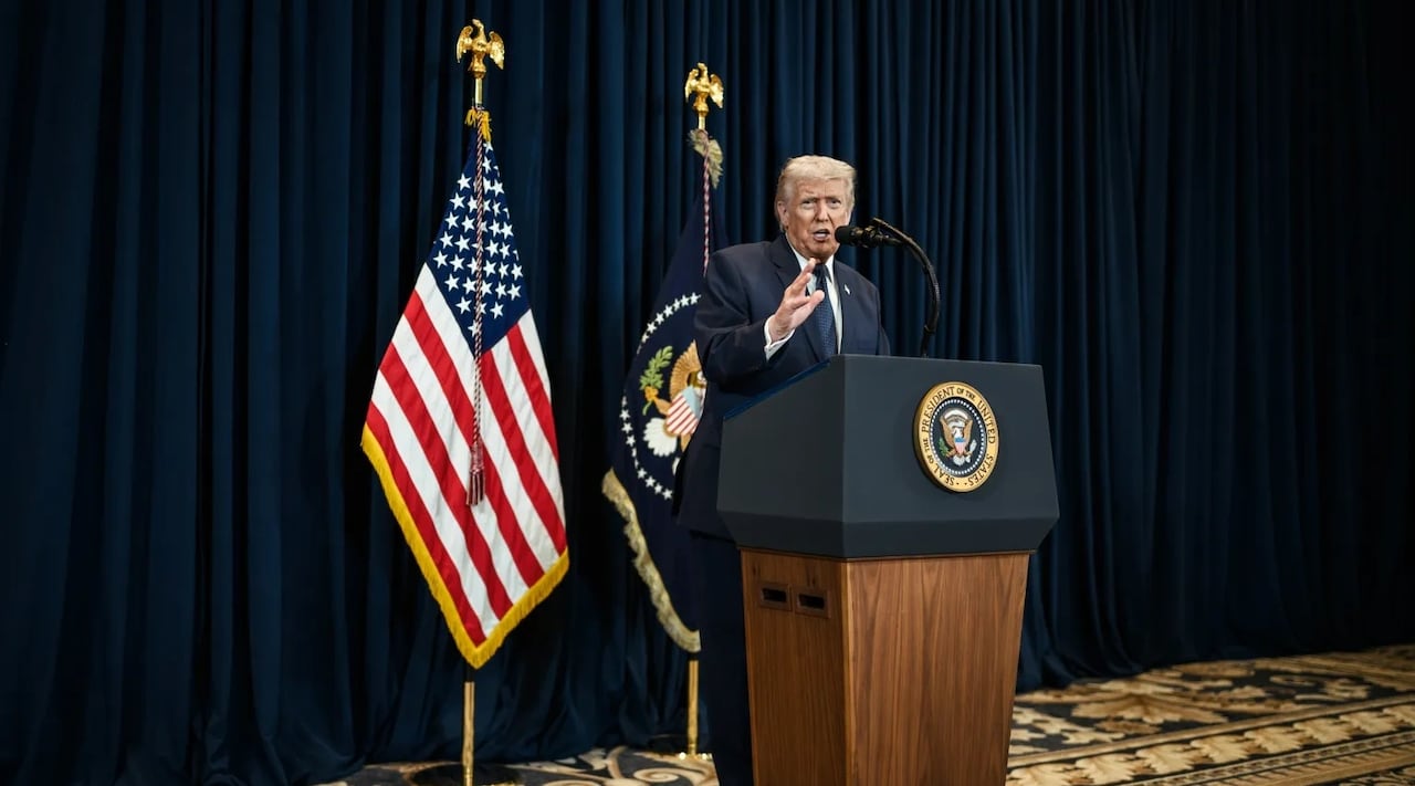 Donald Trump, presidente de los Estados Unidos.