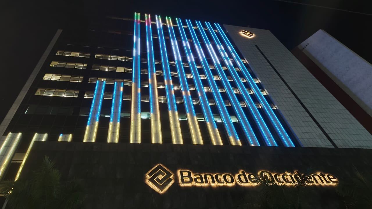 Mapping y luminaria del Banco de Occidente se integran a la Feria de Cali 68.