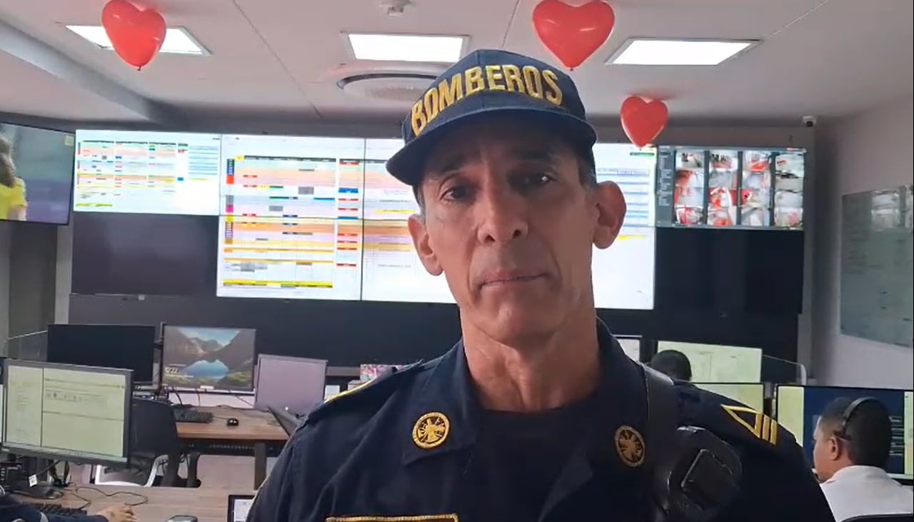 Luis Jordán, coordinador de emergencias del Cuerpo de Bomberos Voluntarios de Cali.