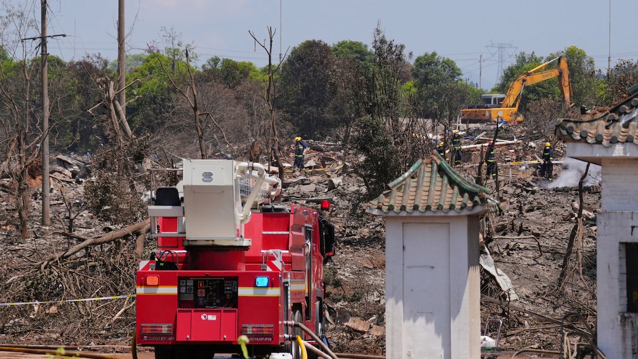 Explosión en China