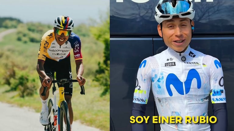 Egan Bernal y Einer Rubio