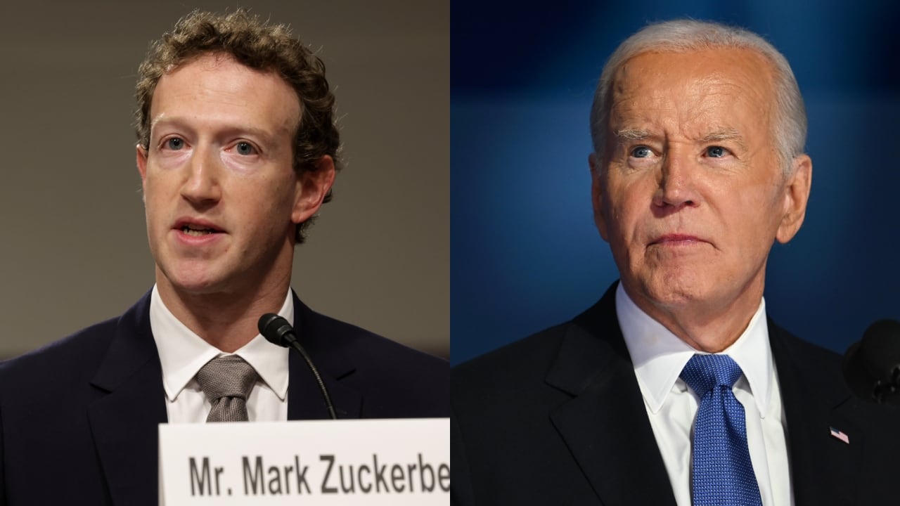 Esto fue lo que dijo el CEO de Meta acerca de la administración de Biden.