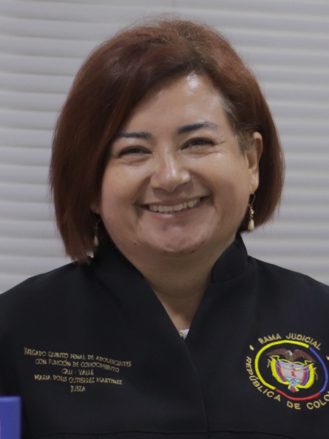 Juez María Doris Gutiérrez, quien le apuesta a la justicia restaurativa.