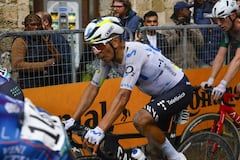 El colombiano Nairo Quintana durante la Tirreno-Adriático 2026.