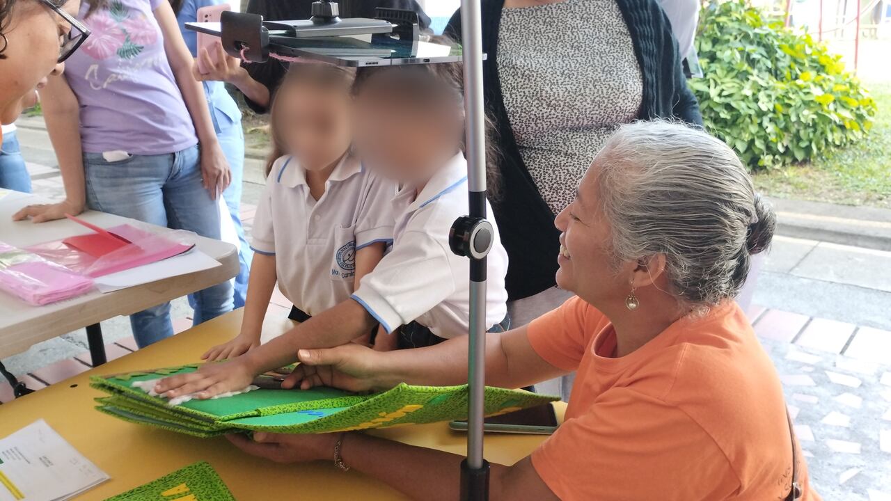 En el proyecto se crearon cuentos inclusivos para niños con deficiencia auditiva y/o visual.