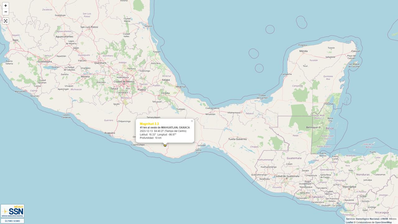 41 km al oeste de Miahuatlan, Oaxaca