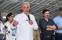 Cali: Álvaro Uribe, en campaña con candidatos al Congreso de la República 2026. Foto José L Guzmán