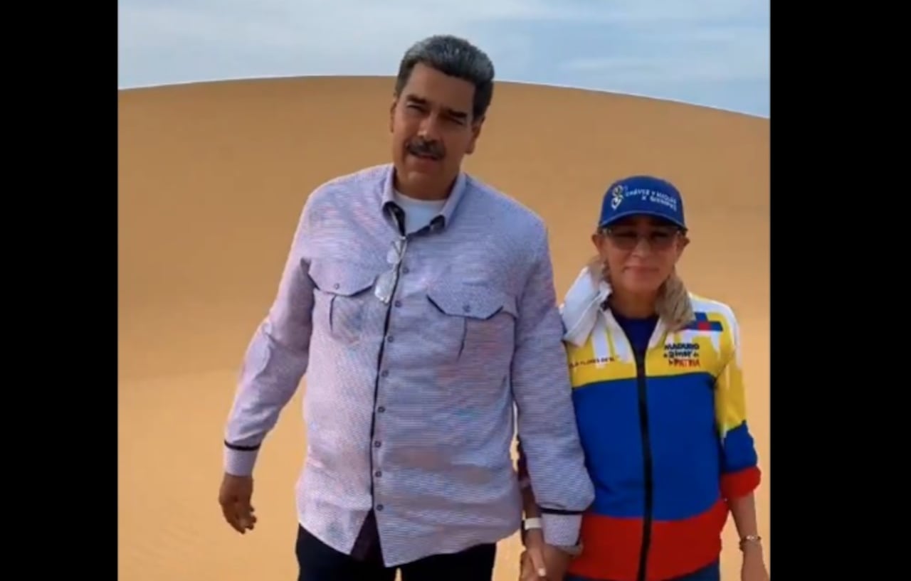Cilia Flores y Nicolás Maduro