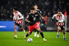 Luis Díaz volvió a ser figura del Bayern Múnich en su duelo ante el PSV.