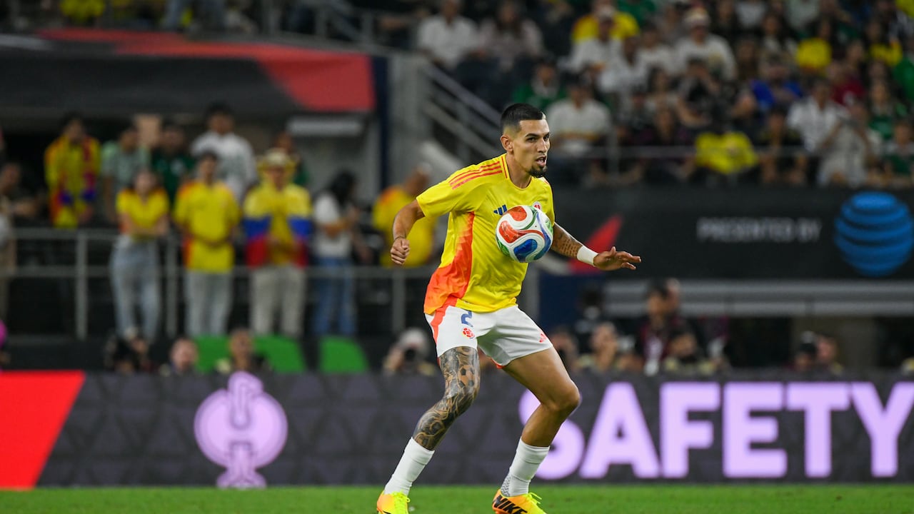 Imagen del partido amistoso entre Colombia y México, en los Estados Unidos.