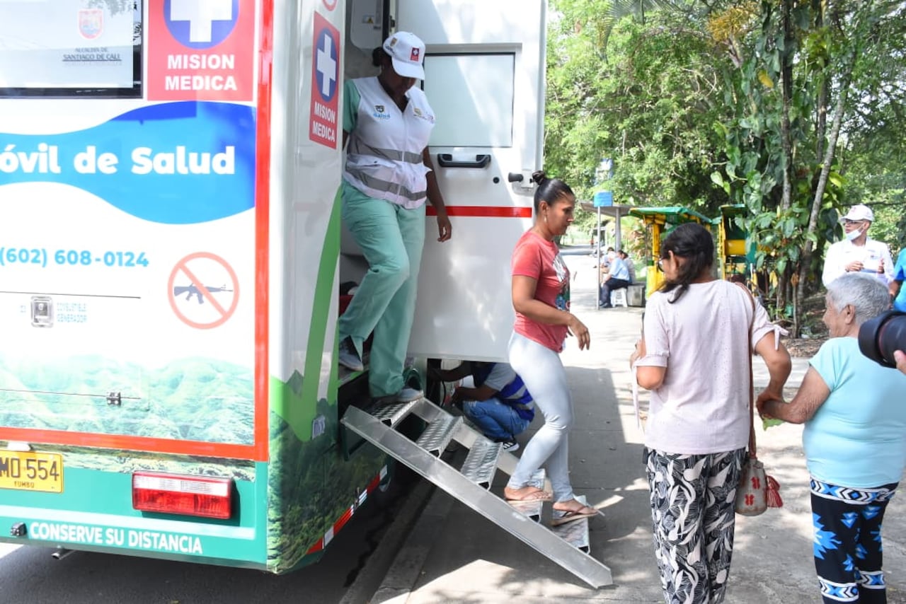 Unidad móvil médico-odontológica en Cali.