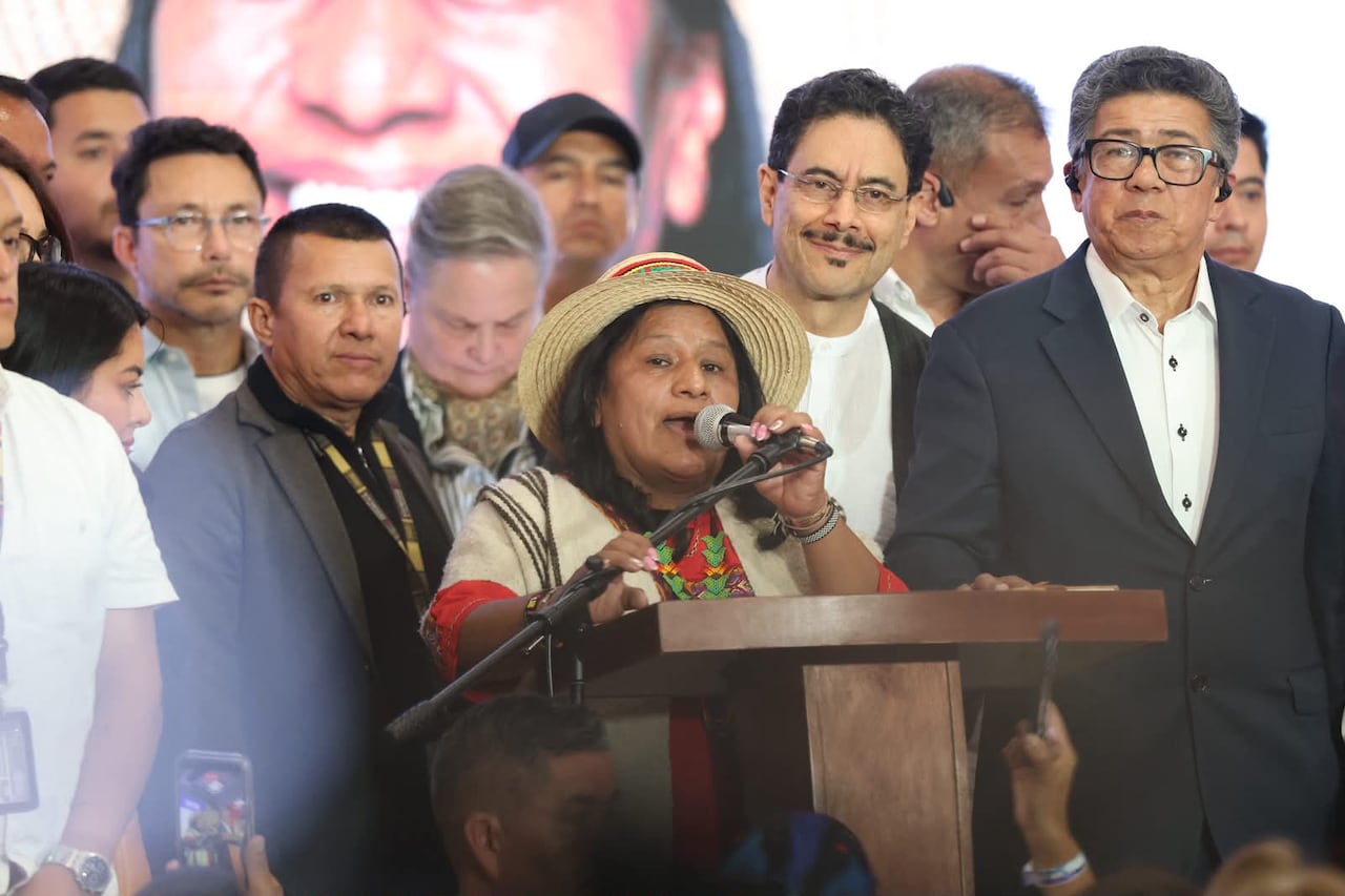 Candidato presidencial Iván Cepeda, resultados votaciones.
Aida Quilcué, candidata a la vicepresidencia.