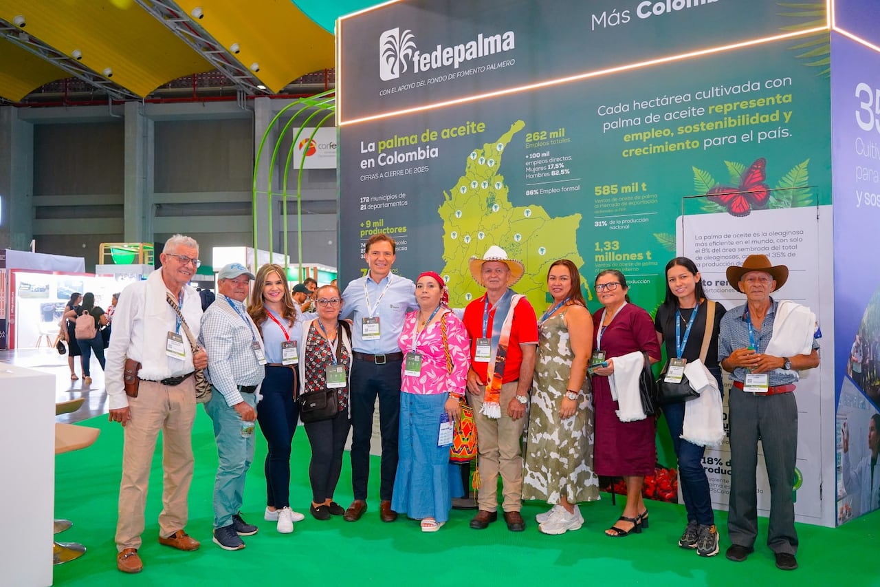 Además de las discusiones sobre los temas centrales del sector palmicultor, en el centro de eventos hubo espacio para muestras comerciales y culturales de diversas regiones del país.