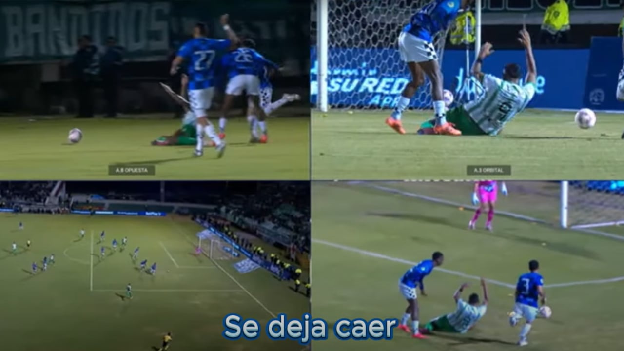 Audios VAR del penal otorgado a Alfredo Morelos para el empate de Nacional.