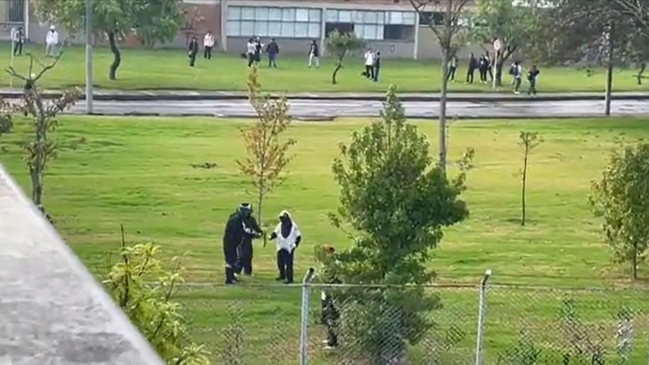 Protestas en la Universidad Nacional.