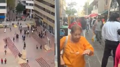 Ciudadanos evacuaron viviendas y oficinas hacia puntos de encuentro.