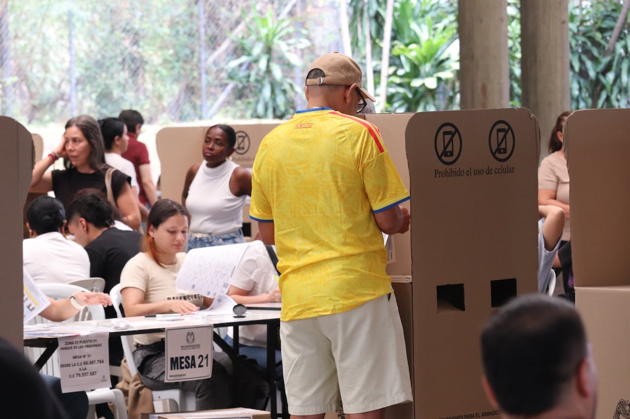 Elecciones Presidenciales puesto de votación orquideorama