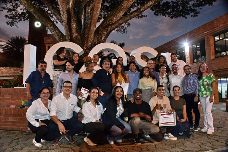Participantes del programa Ruta C, organizado por la Universidad Icesi y la Secretaría de Desarrollo Económico de Cali; 20 iniciativas de música y audiovisual recibieron formación para fortalecer modelos de negocio y capacidades de proyección internacional.