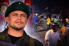 Imagen de uno de los señalados por las autoridades y escena del atentado en Palmira, donde se intensifican operativos para dar con los responsables, entre ellos, alias Marlon.