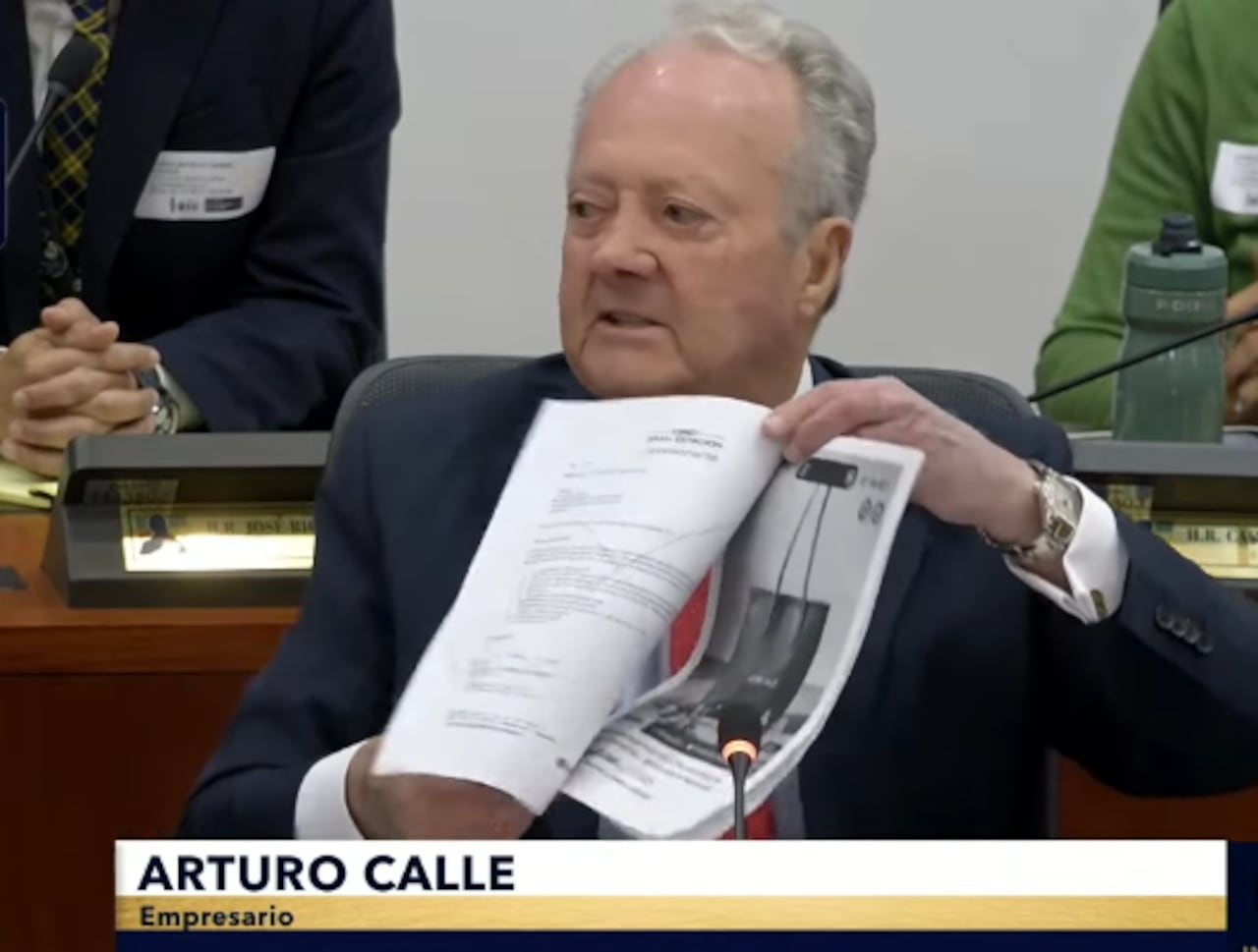 Arturo Calle, en audiencia pública en Comisión Tercera de Cámara