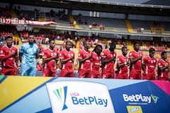 Bogotá. Julio 26 de 2026. Internacional de Bogotá enfrenta a América de Cali, por encuentro válido de la Liga BetPlay II 2026 de la fecha 1 en el Estadio Nemecio Camacho El Campin. (Colprensa - Cristian Bayona).