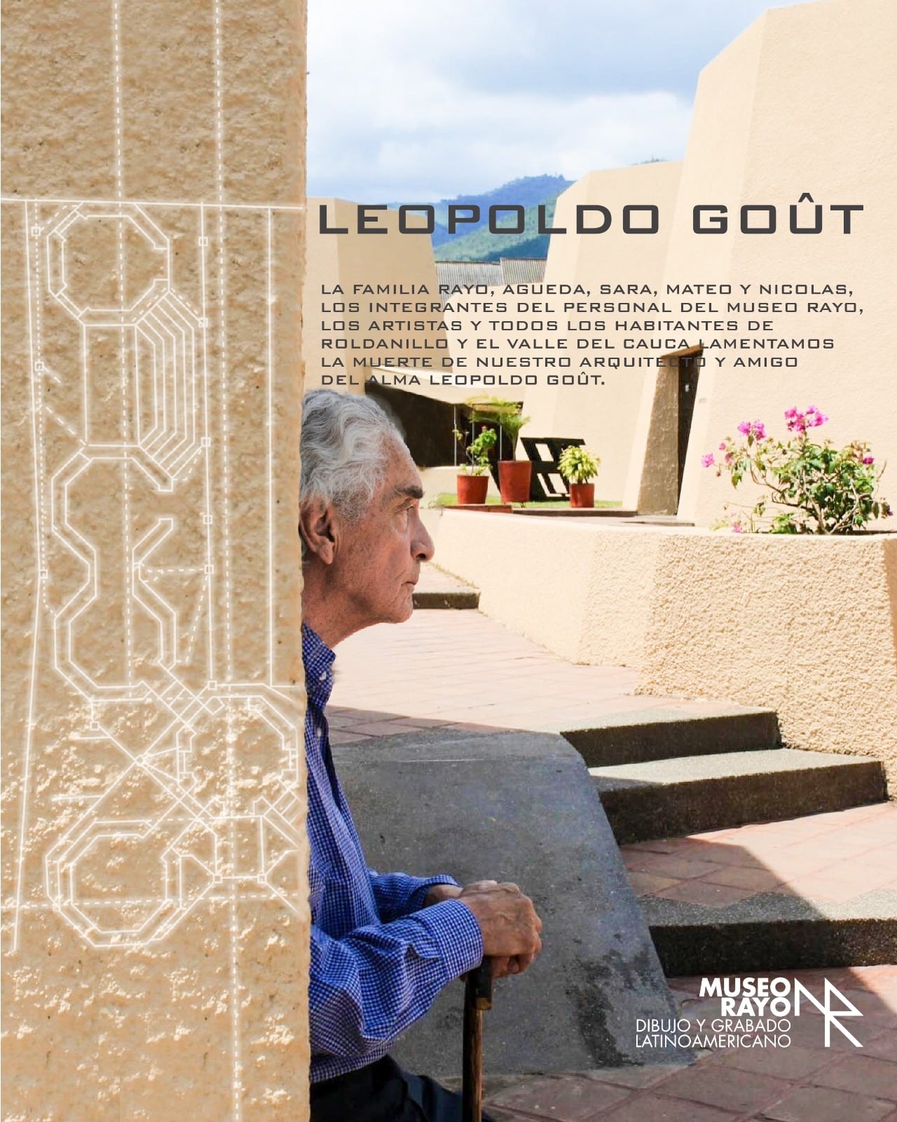 Leopoldo Goût, arquitecto, muy cercano a la familia Rayo.