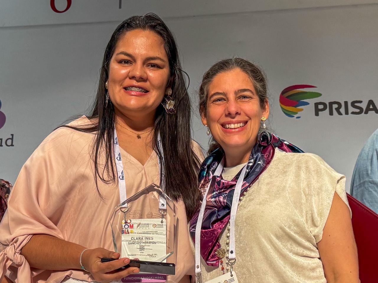 La estrategia Palmiranos Sanos ¡Bacano!, fue resaltada por su liderazgo en la implementación de acciones comunitarias, el trabajo articulado entre equipos de salud y comunidad.