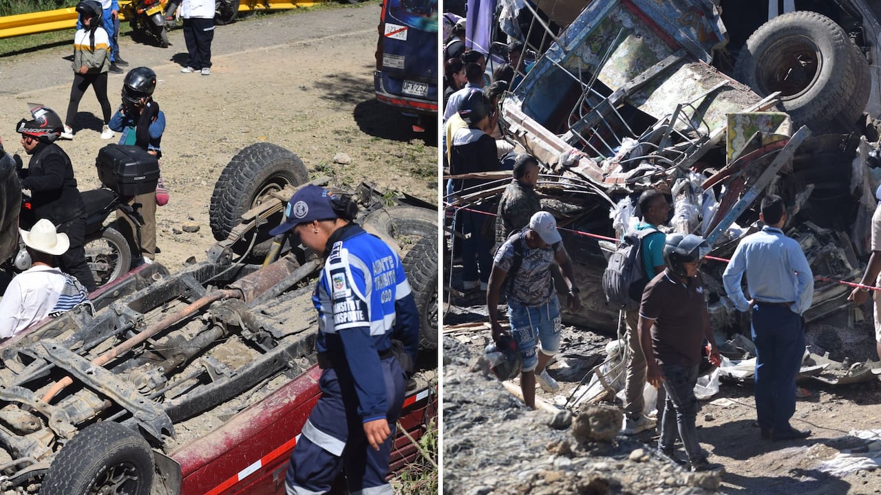 Indepaz catalogó el atentado en Cajibío, Cauca, como una masacre. Fotos exclusivas El País.