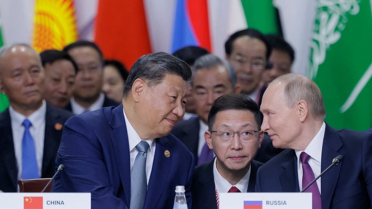 Xi Jinping, presidente de China y Vladimir Putin, presidente de Rusia.