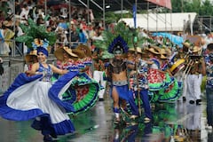 El Carnaval de Cali Viejo es uno de los más antiguos de la ciudad en esta Feria de Cali número 67 de 2024. Jorge Orozco / El País. Carnaval de Cali Viejo - Feria de Cali