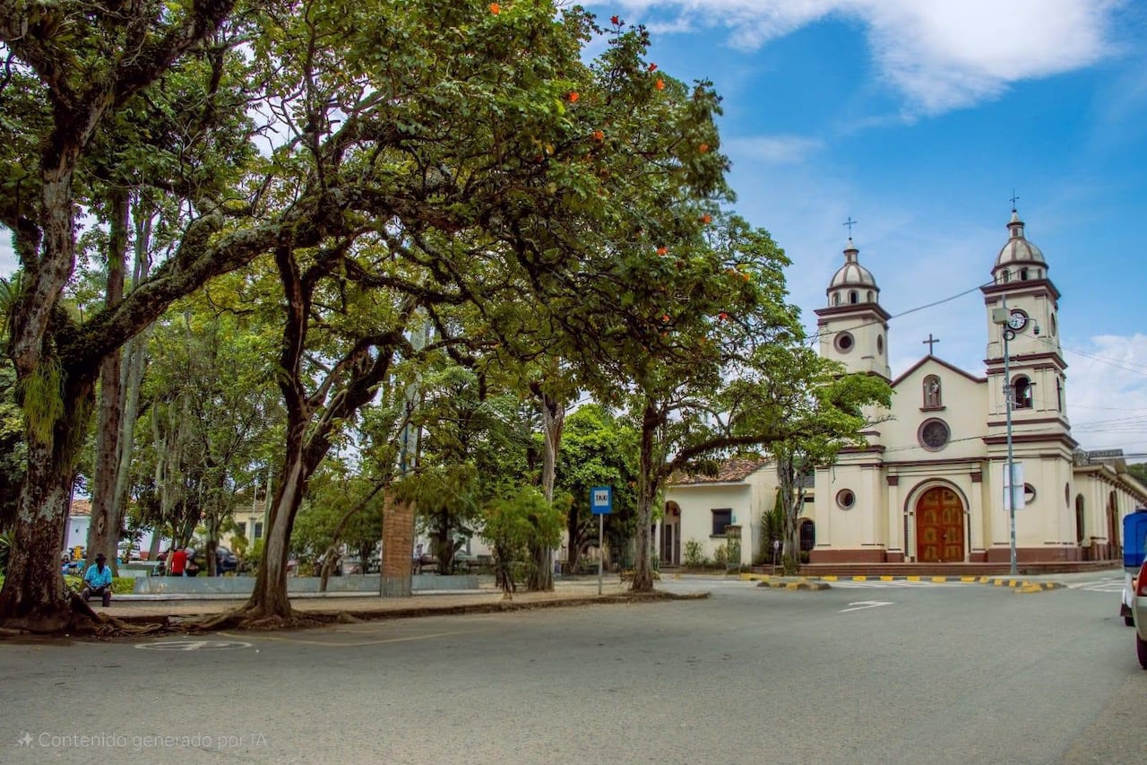 Este municipio está ubicado al norte del departamento del Cauca, con respecto a las principales ciudades del sur-occidente del país, este se encuentra a 97Km al norte de Popayán y a 45Km al sur de Cali.