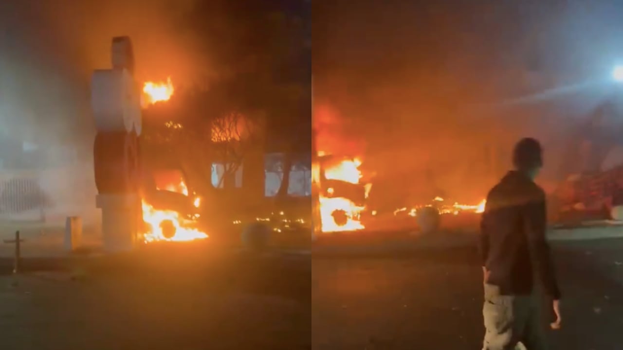 Imágenes de las explosiones en Cúcuta.