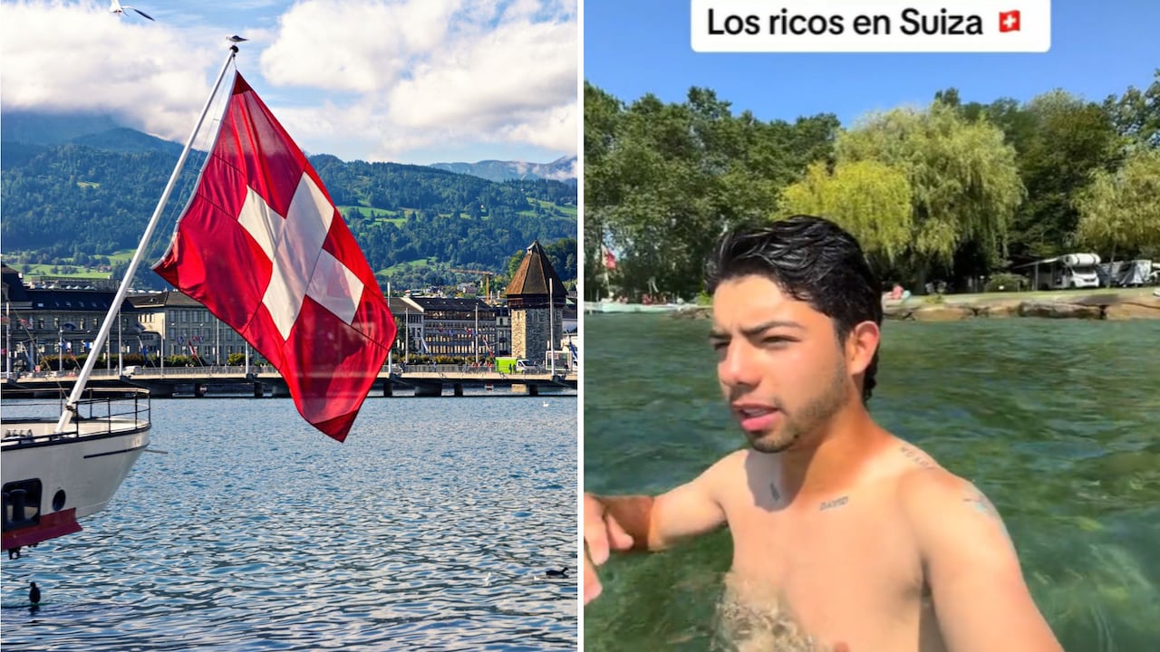 El colombiano contó cómo viven los suizos de las zonas más privilegiadas de ese país.