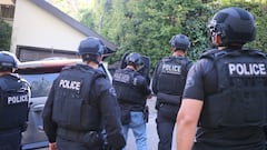 Policía en Los Ángeles, Estados Unidos