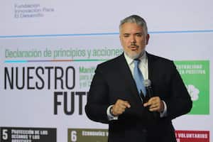 Ex presidente Iván Duque Márquez Lanzamiento Fundación para la Innovación para el Desarrollo