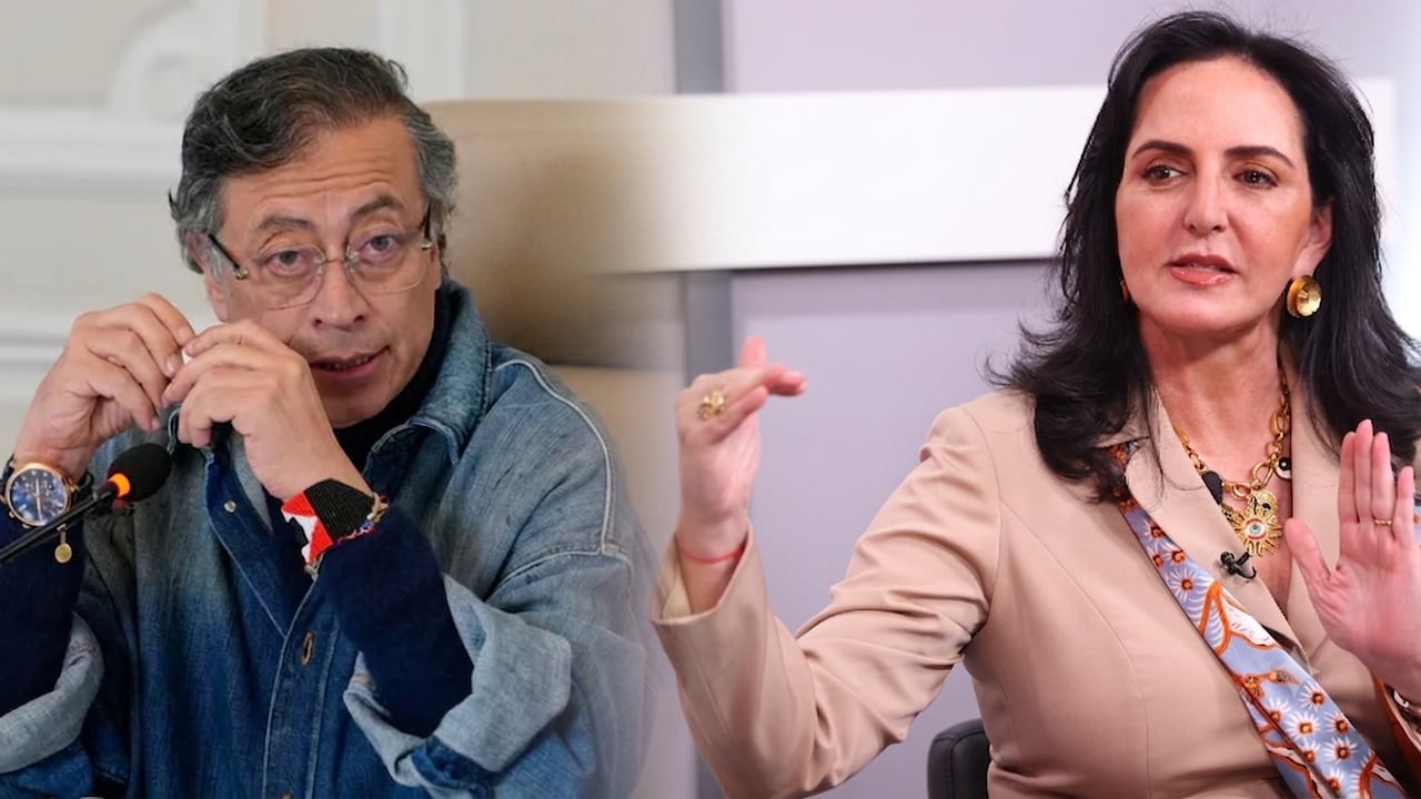 María Fernanda Cabal y Gustavo Petro