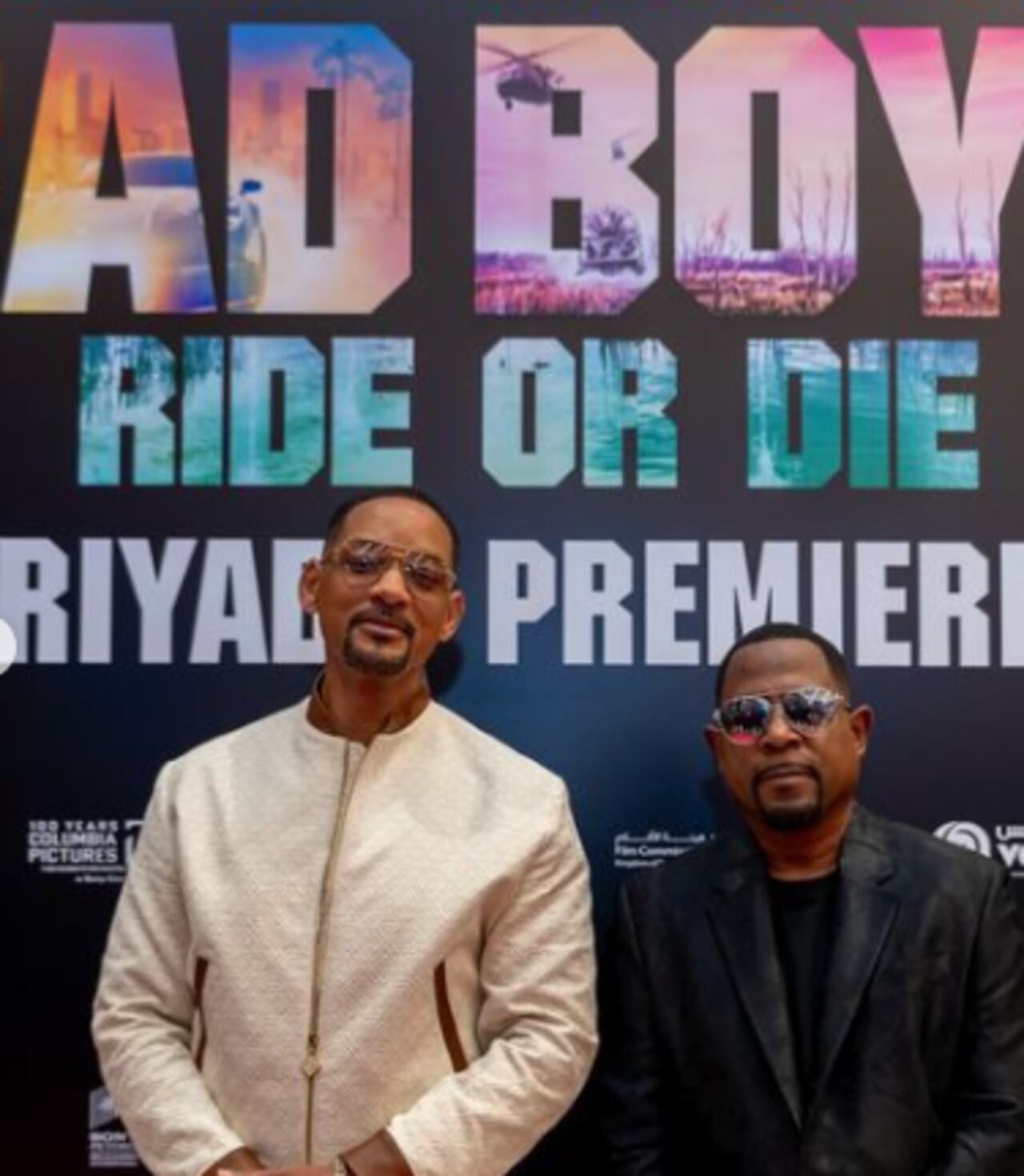 Lionel Messi patea un balón junto a Will Smith y Martin Lawrence para promocionar la película “Bad Boys".