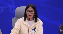 Delcy Rodríguez habló sobre la entrega de viviendas a los afectados.