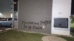 Este fue el mensaje que apareció en una unidad residencial en Candelaria, Valle.