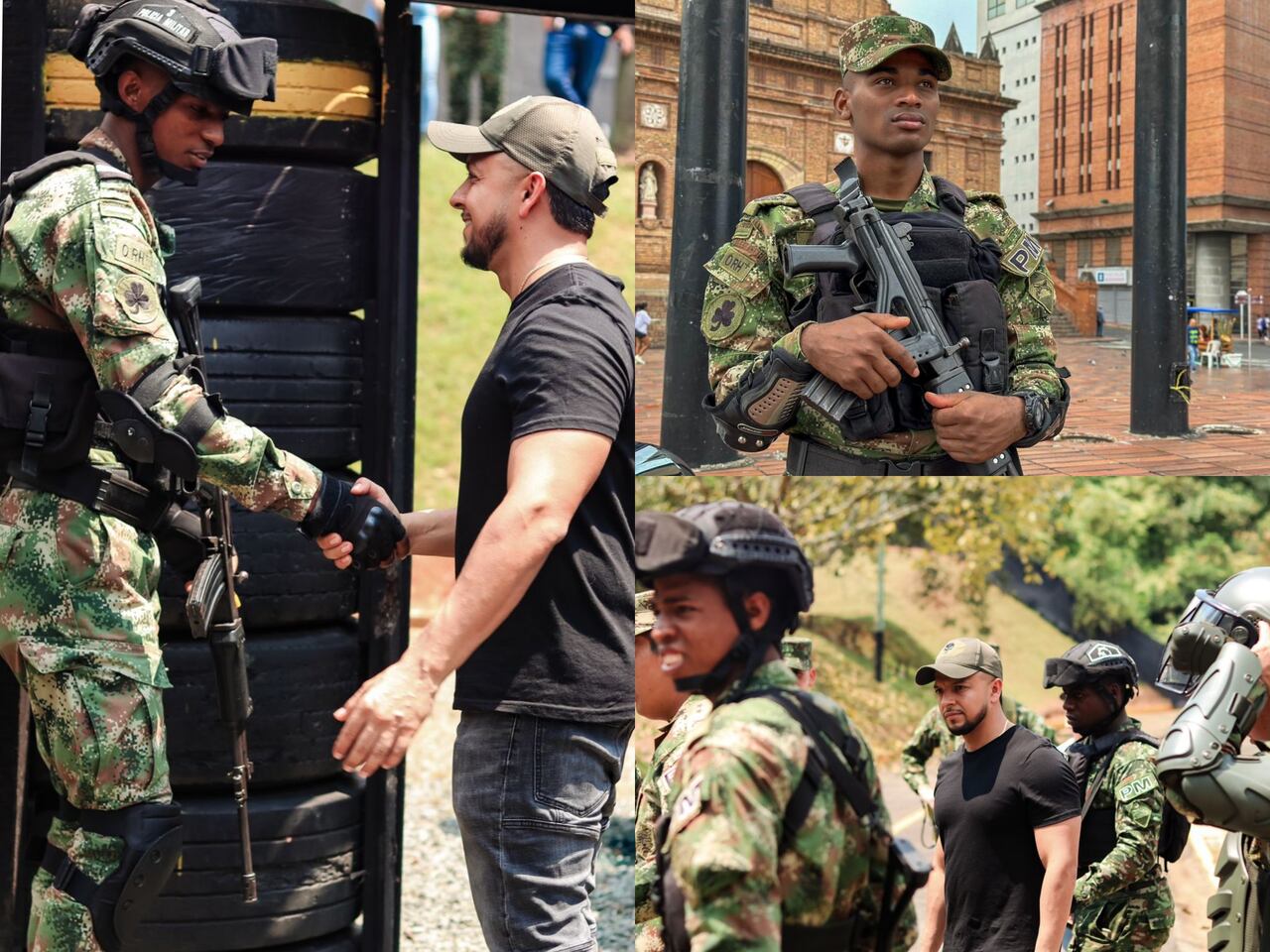 Foto de Andrés Escobar en el Cantón Norte de Cali.