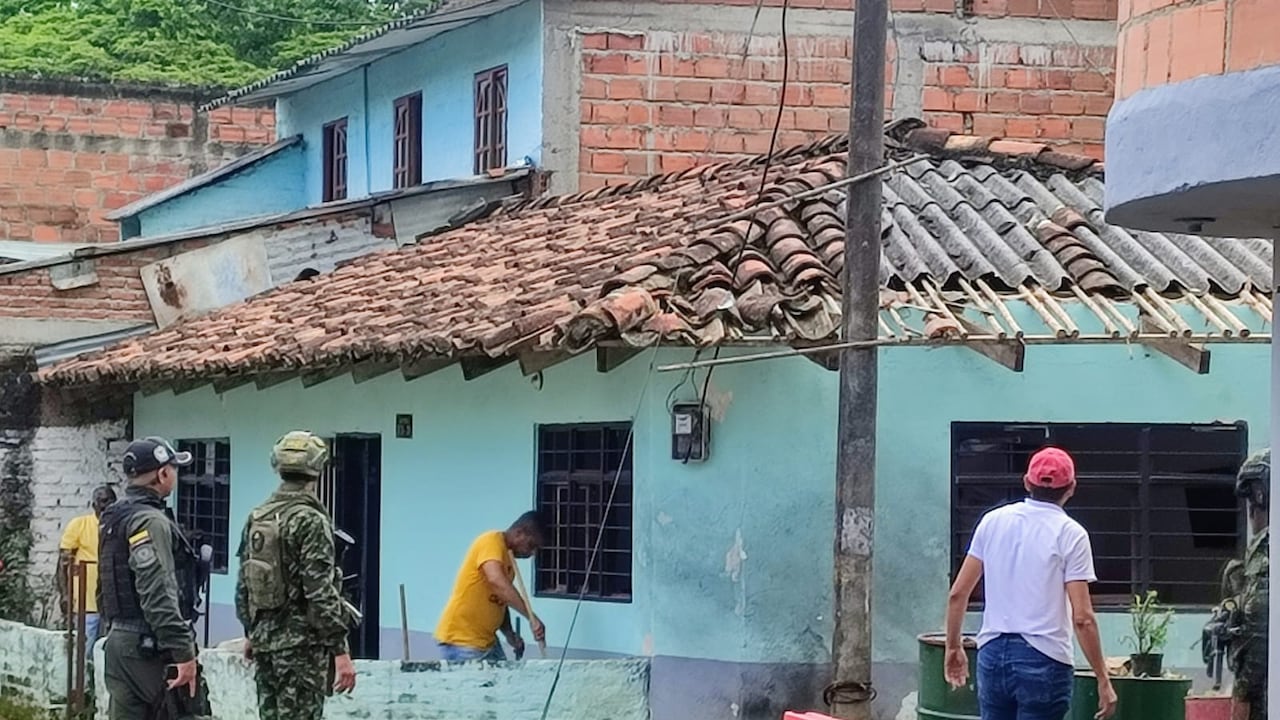 El corregimiento de Potrerito Valle , atentado en la estación de policía del pueblo.