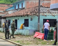 El corregimiento de Potrerito Valle , atentado en la estación de policía del pueblo.