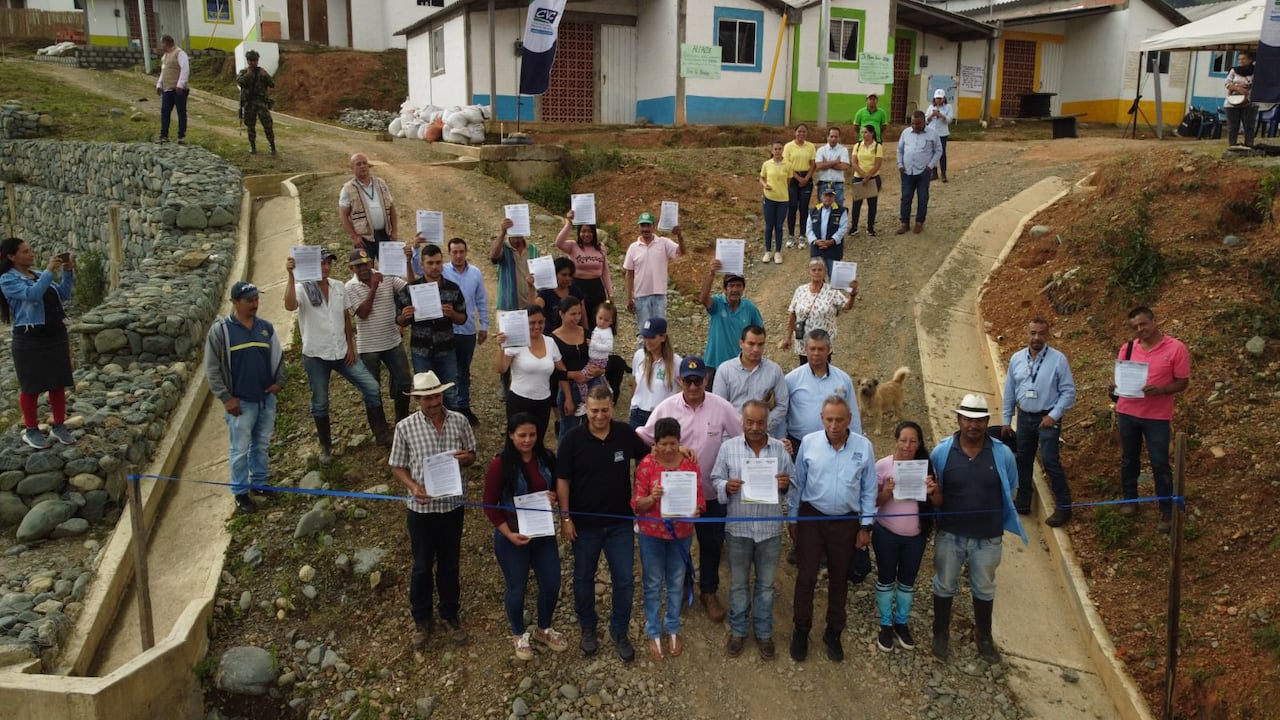 Un total de $570 millones invirtió la CVC, para mitigar el riesgo que amenazaba a 25 viviendas en zona rural del municipio de Trujillo.