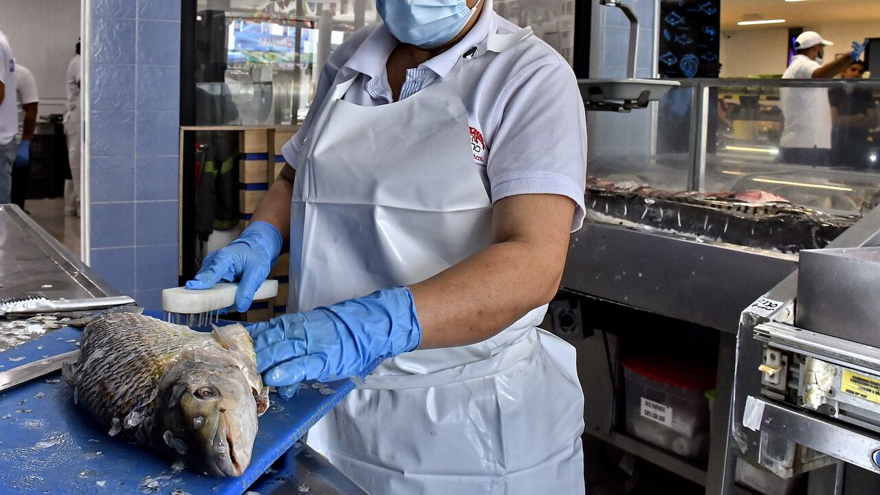 Recomendaciones a la hora de comprar comida de mar en Semana Santa
. Un experto en la materia nos cuenta cuáles son los tipos de pescados que más se venden por estos días en Cali, cómo elegirlos y de qué manera prepararlos para que queden saludables y deliciosos. Raúl Palacios / El País.