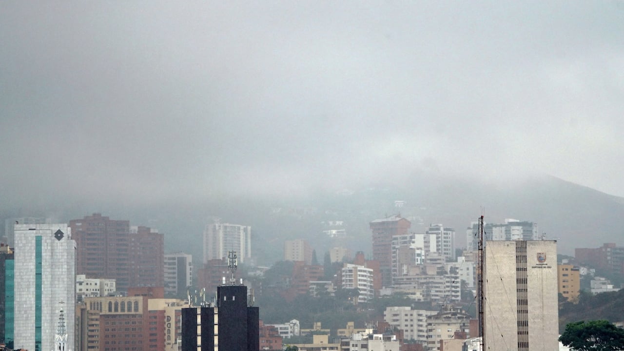 Así se ve el cielo de Cali este 18 de septiembre.