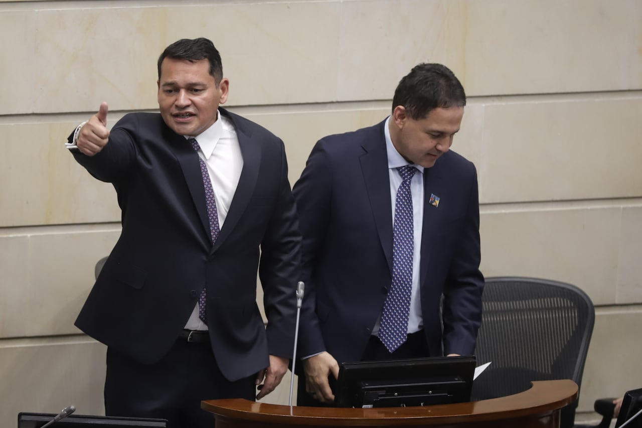 Posesión de Alejandro Ocampo como vicepresidente del Senado.
